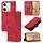 Custodia per telefono in pelle goffrata Global Skin Feel per vivo Y100 5G IDN / Y200e 5G (rossa) Custodia per telefono in pelle goffrata Global Skin Feel per vivo Y100 5G IDN / Y200e 5G (rossa)