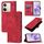 Per vivo Y100 5G Custodia per telefono in pelle goffrata Global Skin Feel (rosso) Per vivo Y100 5G Custodia per telefono in pelle goffrata Global Skin Feel (rosso)