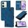 Custodia per telefono in pelle goffrata Global Skin Feel per vivo Y100 5G (blu) Custodia per telefono in pelle goffrata Global Skin Feel per vivo Y100 5G (blu)