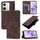 Custodia per telefono in pelle goffrata Global Skin Feel per vivo Y100 5G (marrone) Custodia per telefono in pelle goffrata Global Skin Feel per vivo Y100 5G (marrone)