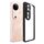 Per vivo S19 TPU satinato + custodia per telefono PC trasparente (nera)