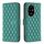 Per Honor 200 Pro Diamond Lattice Portafoglio Flip Custodia in pelle per telefono (Verde) Per Honor 200 Pro Diamond Lattice Portafoglio Flip Custodia in pelle per telefono (Verde)