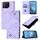 Per Asus ROG Phone 8 Custodia in pelle goffrata Skin Feel (viola chiaro)