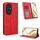Custodia per telefono in pelle con texture retrò con fibbia magnetica per Honor 200 Pro 5G (rossa) Custodia per telefono in pelle con texture retrò con fibbia magnetica per Honor 200 Pro 5G (rossa)