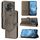 Custodia per telefono in pelle farfalla goffrata per Honor Magic5 Pro (grigio) Custodia per telefono in pelle farfalla goffrata per Honor Magic5 Pro (grigio)