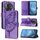 Custodia per telefono in pelle farfalla goffrata per Honor Magic5 Pro (viola) Custodia per telefono in pelle farfalla goffrata per Honor Magic5 Pro (viola)