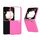 Custodia per telefono a copertura totale con sensazione di pelle smerigliata per PC 3 in 1 per Honor Magic V Flip (rosa rosso) Custodia per telefono a copertura totale con sensazione di pelle smerigliata per PC 3 in 1 per Honor Magic V Flip (rosa rosso)