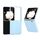 Per Honor Magic V Flip 3 in 1 Custodia per telefono a copertura totale con sensazione di pelle smerigliata per PC (azzurro) Per Honor Magic V Flip 3 in 1 Custodia per telefono a copertura totale con sensazione di pelle smerigliata per PC (azzurro)