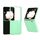 Per Honor Magic V Flip 3 in 1 Custodia per telefono a copertura totale con sensazione di pelle smerigliata per PC (verde chiaro) Per Honor Magic V Flip 3 in 1 Custodia per telefono a copertura totale con sensazione di pelle smerigliata per PC (verde chiaro)
