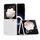 Per Honor Magic V Flip PC Custodia per telefono con polvere glitterata sfumata trasparente satinata (bianca) Per Honor Magic V Flip PC Custodia per telefono con polvere glitterata sfumata trasparente satinata (bianca)