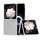 Custodia per telefono in polvere glitterata sfumata trasparente satinata per PC per Honor Magic V Flip (Argento) Custodia per telefono in polvere glitterata sfumata trasparente satinata per PC per Honor Magic V Flip (Argento)