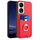 Custodia per telefono con porta carte ad anello per Honor X7b / Play 8T 5G R20 (rosso) Custodia per telefono con porta carte ad anello per Honor X7b / Play 8T 5G R20 (rosso)
