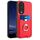 Custodia per telefono con porta carte ad anello per Honor 90 R20 (rossa)