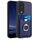 Custodia per telefono con porta carte ad anello per Honor 90 R20 (blu)
