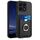 Custodia per telefono con supporto di carta ad anello per Honor X8a R20 (nera) Custodia per telefono con supporto di carta ad anello per Honor X8a R20 (nera)
