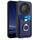 Custodia per telefono con porta carte ad anello per Honor X9a / Magic5 Lite R20 (blu) Custodia per telefono con porta carte ad anello per Honor X9a / Magic5 Lite R20 (blu)