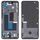 Per ZTE Axon 30 Pro 5G A2022 Cornice centrale con cornice (nera)