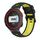 Per cinturino in silicone bicolore Garmin Forerunner 220 (nero + giallo)