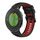 Per Garmin Approach S6 Cinturino in silicone bicolore (nero + rosso)