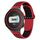 Per Garmin Forerunner 220 cinturino in silicone traspirante perforato bicolore (rosso + nero) Per Garmin Forerunner 220 cinturino in silicone traspirante perforato bicolore (rosso + nero)