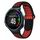 Per Garmin Forerunner 735/735XT Cinturino in silicone traspirante perforato bicolore (nero + rosso) Per Garmin Forerunner 735/735XT Cinturino in silicone traspirante perforato bicolore (nero + rosso)