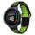 Per Garmin Forerunner 735/735XT cinturino in silicone traspirante perforato bicolore (nero + verde) Per Garmin Forerunner 735/735XT cinturino in silicone traspirante perforato bicolore (nero + verde)