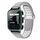Per Garmin Approach S20 cinturino in silicone traspirante perforato bicolore (grigio + bianco) Per Garmin Approach S20 cinturino in silicone traspirante perforato bicolore (grigio + bianco)