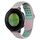 Per Garmin Approach S5 cinturino in silicone traspirante perforato bicolore (rosa + verde acqua) Per Garmin Approach S5 cinturino in silicone traspirante perforato bicolore (rosa + verde acqua)