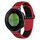 Per Garmin Approach S5 Cinturino in silicone traspirante perforato bicolore (rosso + nero) Per Garmin Approach S5 Cinturino in silicone traspirante perforato bicolore (rosso + nero)