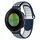 Per Garmin Approach S5 Cinturino in silicone traspirante perforato bicolore (blu notte + bianco) Per Garmin Approach S5 Cinturino in silicone traspirante perforato bicolore (blu notte + bianco)