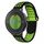 Per Garmin Approach S6 Cinturino in silicone traspirante perforato bicolore (nero + verde) Per Garmin Approach S6 Cinturino in silicone traspirante perforato bicolore (nero + verde)
