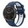 Per Garmin Fenix 6 Sapphire GPS 22mm Cinturino sportivo in silicone bicolore (blu notte + bianco) Per Garmin Fenix 6 Sapphire GPS 22mm Cinturino sportivo in silicone bicolore (blu notte + bianco)