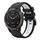 Per Garmin Fenix 6 Sapphire GPS 22mm Cinturino sportivo in silicone bicolore (nero + bianco) Per Garmin Fenix 6 Sapphire GPS 22mm Cinturino sportivo in silicone bicolore (nero + bianco)