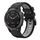 Per Garmin Fenix 6 Sapphire GPS 22mm Cinturino sportivo in silicone bicolore (nero + grigio) Per Garmin Fenix 6 Sapphire GPS 22mm Cinturino sportivo in silicone bicolore (nero + grigio)
