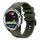 Per Garmin Quatix 5 22mm Cinturino sportivo in silicone bicolore (verde militare + nero) Per Garmin Quatix 5 22mm Cinturino sportivo in silicone bicolore (verde militare + nero)