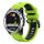 Per Garmin Quatix 5 22mm Cinturino sportivo in silicone bicolore (verde lime + nero) Per Garmin Quatix 5 22mm Cinturino sportivo in silicone bicolore (verde lime + nero)