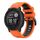 Per Garmin Instinct 2 Cinturino sportivo in silicone bicolore da 22 mm (arancione + nero) Per Garmin Instinct 2 Cinturino sportivo in silicone bicolore da 22 mm (arancione + nero)