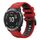 Per Garmin Fenix 6X Sapphire 26mm Cinturino sportivo in silicone bicolore (rosso + nero) Per Garmin Fenix 6X Sapphire 26mm Cinturino sportivo in silicone bicolore (rosso + nero)