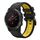 Per Garmin Fenix 5X Plus 26mm Cinturino sportivo in silicone bicolore (nero + giallo) Per Garmin Fenix 5X Plus 26mm Cinturino sportivo in silicone bicolore (nero + giallo)