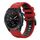 Per Garmin Descent MK 2i 26mm Cinturino sportivo in silicone bicolore (rosso + nero) Per Garmin Descent MK 2i 26mm Cinturino sportivo in silicone bicolore (rosso + nero)