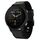 Per Garmin Forerunner 955 22mm Cinturino in pelle con fibbia in acciaio (nero)
