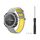 Per Huawei Watch GT Cyber cinturino traspirante bicolore (grigio + giallo) Per Huawei Watch GT Cyber cinturino traspirante bicolore (grigio + giallo)