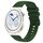 Per Huawei Watch GT3 Pro 43mm 20mm Cinturino in silicone tinta unita con motivo a pois ondulato (verde militare) Per Huawei Watch GT3 Pro 43mm 20mm Cinturino in silicone tinta unita con motivo a pois ondulato (verde militare)