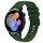 Per Huawei Watch GT3 42mm 20mm Cinturino in silicone tinta unita con motivo a pois ondulato (verde militare) Per Huawei Watch GT3 42mm 20mm Cinturino in silicone tinta unita con motivo a pois ondulato (verde militare)