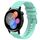 Per Huawei Watch GT3 42mm 20mm Cinturino in silicone tinta unita con motivo a pois ondulato (verde acqua) Per Huawei Watch GT3 42mm 20mm Cinturino in silicone tinta unita con motivo a pois ondulato (verde acqua)