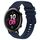 Per Huawei Watch GT2 42mm 20mm Cinturino in silicone tinta unita con motivo a pois ondulato (blu navy) Per Huawei Watch GT2 42mm 20mm Cinturino in silicone tinta unita con motivo a pois ondulato (blu navy)