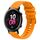 Per Huawei Watch GT2 42mm 20mm Cinturino in silicone tinta unita con motivo a pois ondulato (giallo) Per Huawei Watch GT2 42mm 20mm Cinturino in silicone tinta unita con motivo a pois ondulato (giallo)