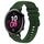 Per Huawei Watch GT2 42mm 20mm Cinturino in silicone tinta unita con motivo a pois ondulato (verde militare) Per Huawei Watch GT2 42mm 20mm Cinturino in silicone tinta unita con motivo a pois ondulato (verde militare)