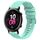 Per Huawei Watch GT2 42mm 20mm cinturino in silicone tinta unita con motivo a pois ondulato (verde acqua) Per Huawei Watch GT2 42mm 20mm cinturino in silicone tinta unita con motivo a pois ondulato (verde acqua)