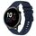 Per Honor Magic Watch2 42mm 20mm Cinturino in silicone tinta unita con motivo a pois ondulato (blu navy) Per Honor Magic Watch2 42mm 20mm Cinturino in silicone tinta unita con motivo a pois ondulato (blu navy)